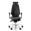 RH Logic 400 Work Desk Chair - Black Leather w/ Neckrest