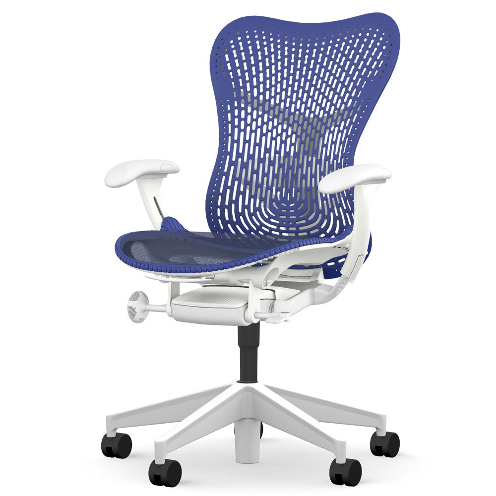 Herman Miller Mirra 2 Triflex Chair - Ultramarine, Alpine Frame & Base