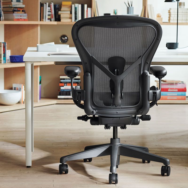 Aeron Office Chair by Herman Miller, Graphite - Size B