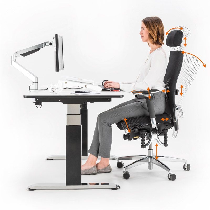 Haider BioSwing 660 iQ Mesh Executive Chair
