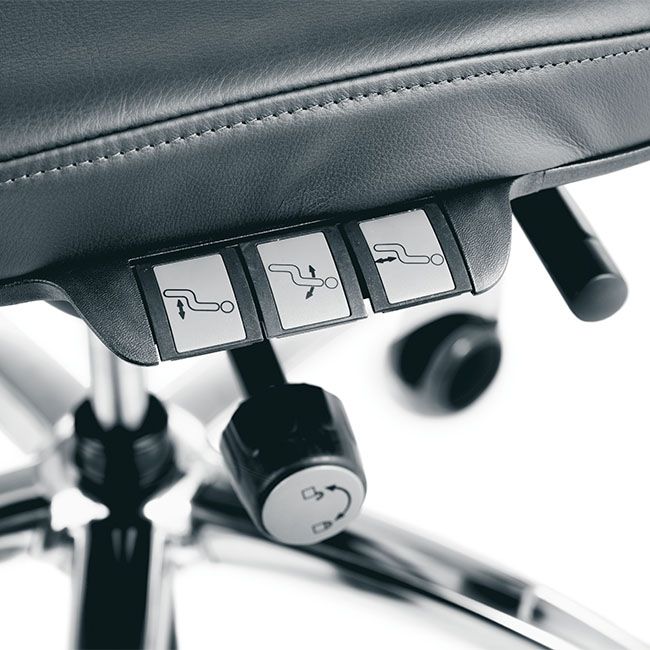 RH Logic 300 Office Chair - Black Select Wool